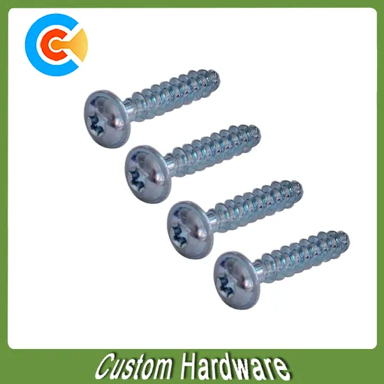 Torx Triangular Thread Screw Nickel Plating Torx Screw with Flange